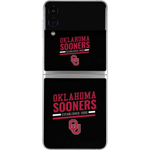 University of Oklahoma Sooners Est 1890 Galaxy Z Flip3 5G Skin