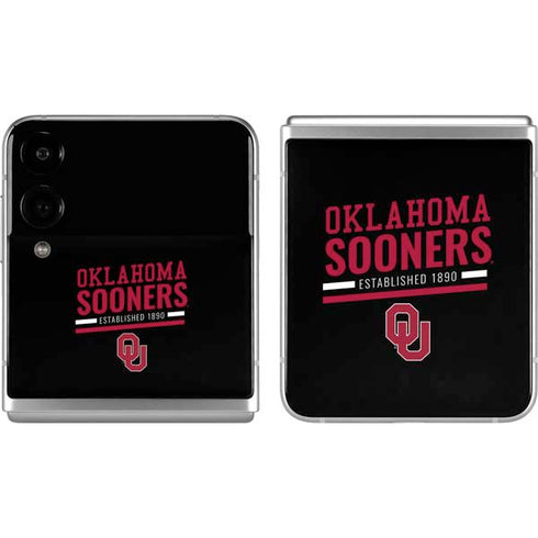 University of Oklahoma Sooners Est 1890 Galaxy Z Flip4 5G Skin