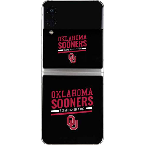 University of Oklahoma Sooners Est 1890 Galaxy Z Flip4 5G Skin