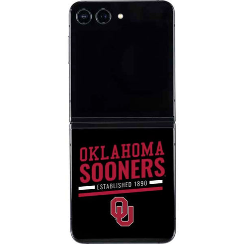 University of Oklahoma Sooners Est 1890 Galaxy Z Flip5 5G Skin