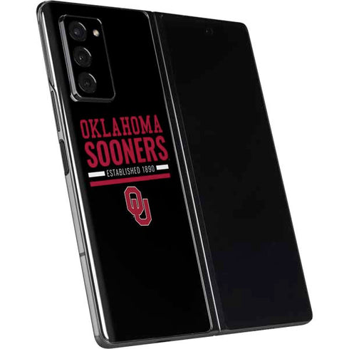 University of Oklahoma Sooners Est 1890 Galaxy Z Fold2 5G Skin