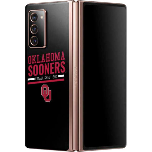 University of Oklahoma Sooners Est 1890 Galaxy Z Fold2 5G Skin