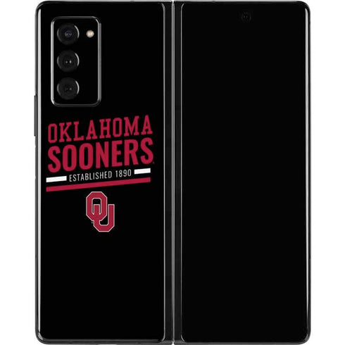 University of Oklahoma Sooners Est 1890 Galaxy Z Fold2 5G Skin