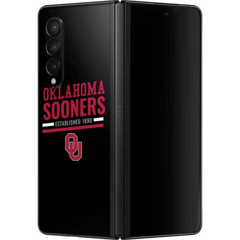 University of Oklahoma Sooners Est 1890 Galaxy Z Fold3 5G Skin