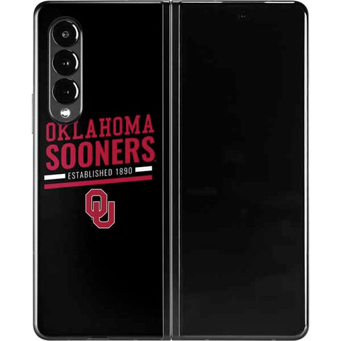 University of Oklahoma Sooners Est 1890 Galaxy Z Fold3 5G Skin