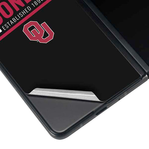 University of Oklahoma Sooners Est 1890 Galaxy Z Fold3 5G Skin