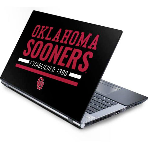 University of Oklahoma Sooners Est 1890 Generic Laptop Skin