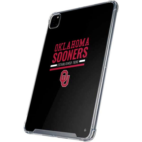 University of Oklahoma Sooners Est 1890 iPad Pro 12.9in (2020) Clear Case
