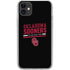 University of Oklahoma Sooners Est 1890 iPhone 11 Clear Case