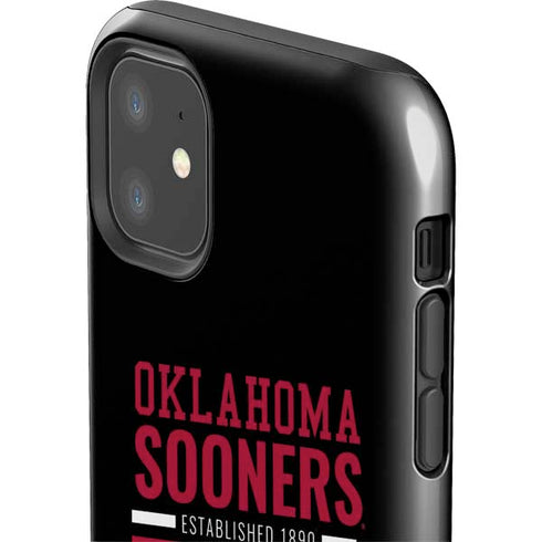 University of Oklahoma Sooners Est 1890 iPhone 11 Impact Case