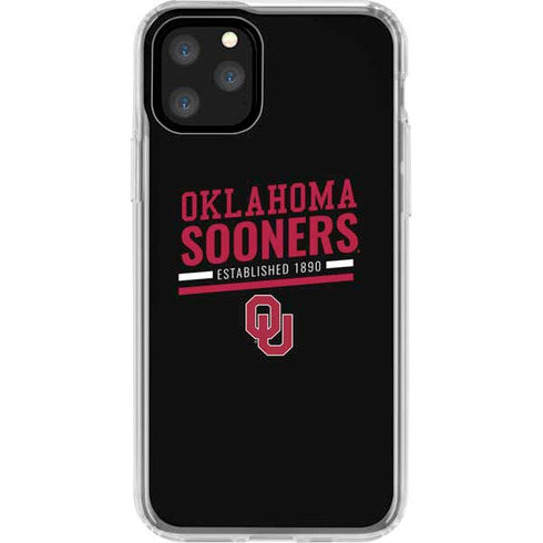 University of Oklahoma Sooners Est 1890 iPhone 11 Pro Clear Case