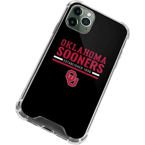 University of Oklahoma Sooners Est 1890 iPhone 11 Pro Max Clear Case