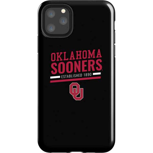 University of Oklahoma Sooners Est 1890 iPhone 11 Pro Max Impact Case