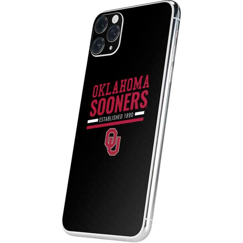 University of Oklahoma Sooners Est 1890 iPhone 11 Pro Max Skin