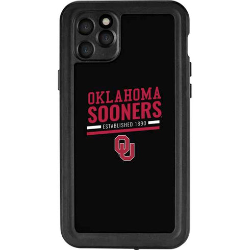 University of Oklahoma Sooners Est 1890 iPhone 11 Pro Max Waterproof Case