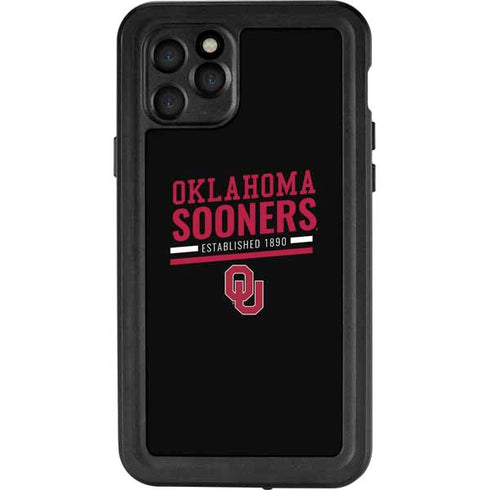 University of Oklahoma Sooners Est 1890 iPhone 11 Pro Waterproof Case