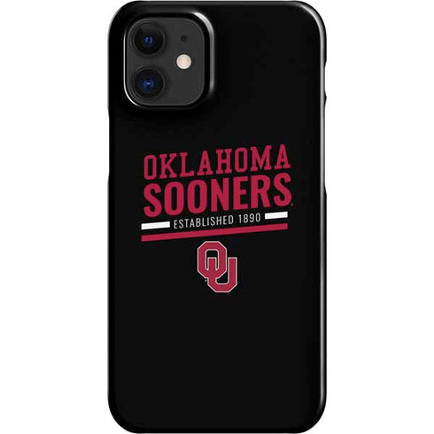 University of Oklahoma Sooners Est 1890 iPhone 12 Mini Lite Case