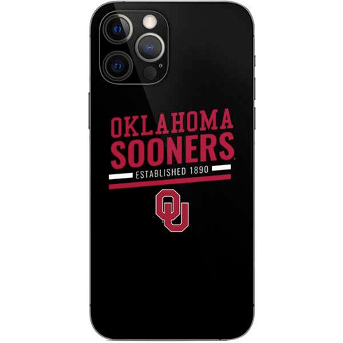 University of Oklahoma Sooners Est 1890 iPhone 12 Pro Skin