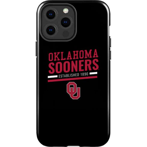 University of Oklahoma Sooners Est 1890 iPhone 13 Pro Max Impact Case