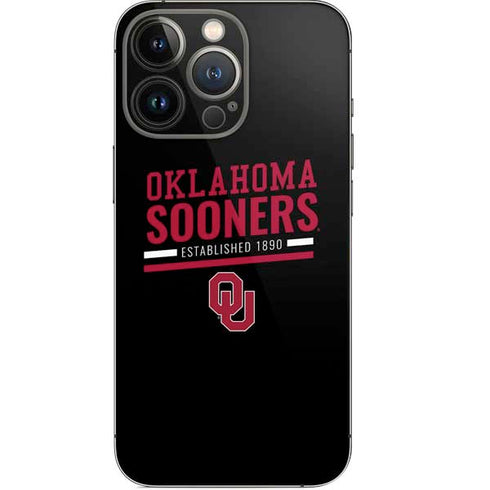 University of Oklahoma Sooners Est 1890 iPhone 13 Pro Skin