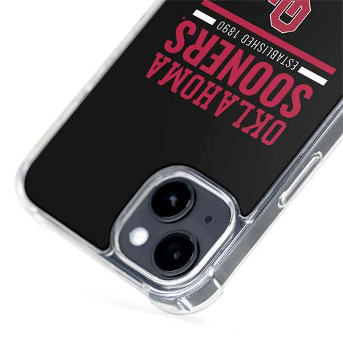 University of Oklahoma Sooners Est 1890 iPhone 15 Plus MagSafe Case