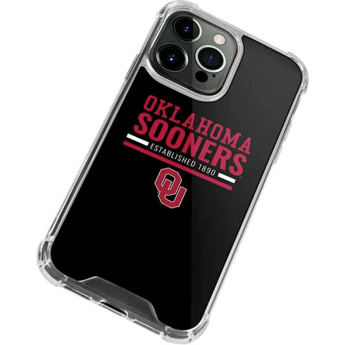 University of Oklahoma Sooners Est 1890 iPhone 15 Pro Clear Case