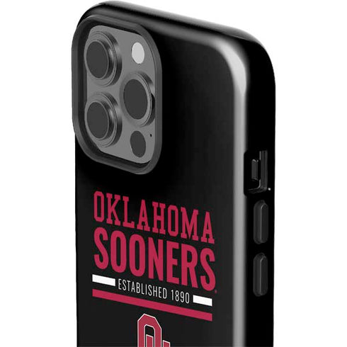 University of Oklahoma Sooners Est 1890 iPhone 15 Pro Max Impact Case