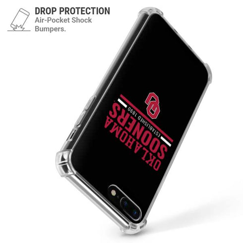 University of Oklahoma Sooners Est 1890 iPhone 7/8 Plus Clear Case