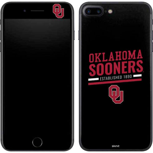 University of Oklahoma Sooners Est 1890 iPhone 8 Plus Skin