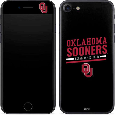 University of Oklahoma Sooners Est 1890 iPhone 8 Skin