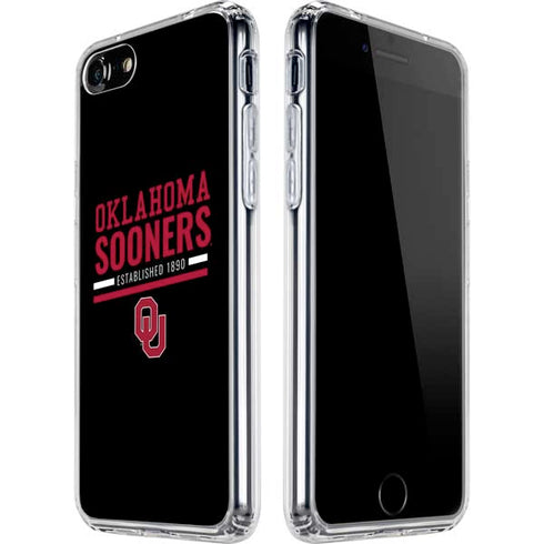 University of Oklahoma Sooners Est 1890 iPhone SE (2nd & 3rd Gen) Clear Case