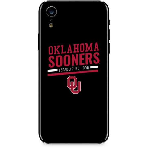 University of Oklahoma Sooners Est 1890 iPhone XR Skin