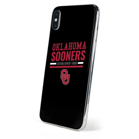 University of Oklahoma Sooners Est 1890 iPhone XS Max Skin