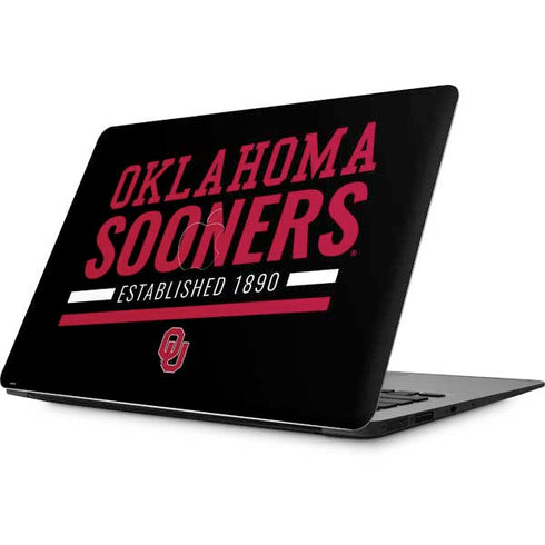 University of Oklahoma Sooners Est 1890 Apple MacBook Skin