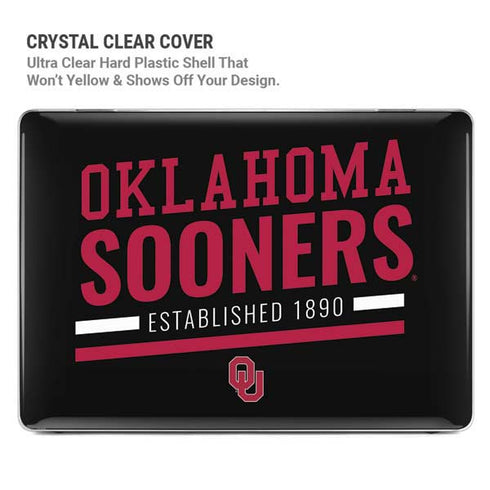 University of Oklahoma Sooners Est 1890 MacBook Pro 16in (2021-25) Case plus Skin