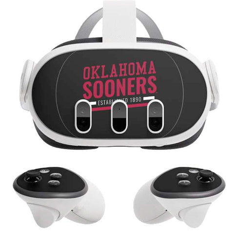University of Oklahoma Sooners Est 1890 Meta Quest 3 Skin