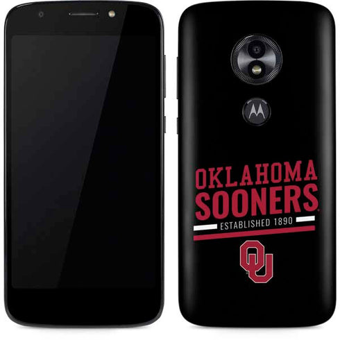 University of Oklahoma Sooners Est 1890 Moto E5 Play Skin