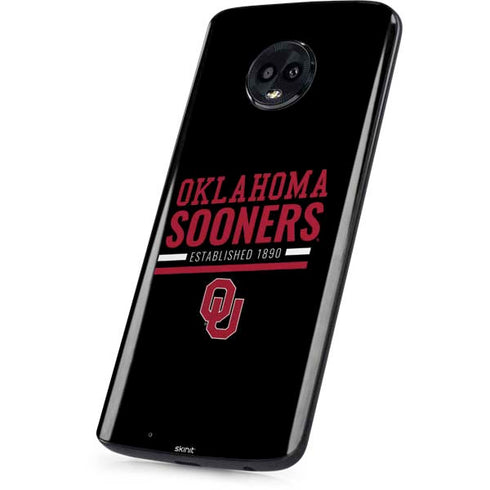 University of Oklahoma Sooners Est 1890 Moto G6 Skin