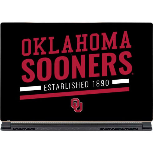 University of Oklahoma Sooners Est 1890 MSI GS65 Stealth Laptop Skin