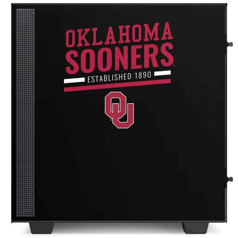 University of Oklahoma Sooners Est 1890 NZXT H510 Compact ATX Mid-Tower Case Skin