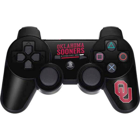 University of Oklahoma Sooners Est 1890 PS3 Dual Shock wireless controller Skin