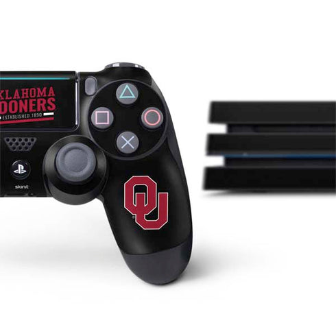 University of Oklahoma Sooners Est 1890 PS4 Pro Bundle Skin