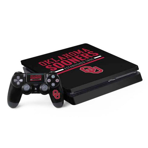 University of Oklahoma Sooners Est 1890 PS4 Slim Bundle Skin