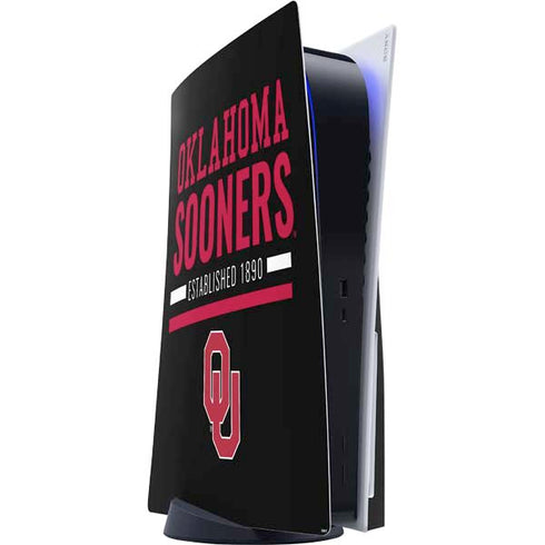University of Oklahoma Sooners Est 1890 PS5 Console Skin