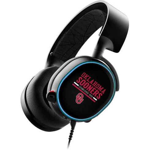University of Oklahoma Sooners Est 1890 SteelSeries Arctis 3 Skin