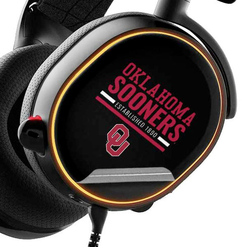 University of Oklahoma Sooners Est 1890 SteelSeries Arctis 3 Skin