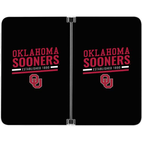 University of Oklahoma Sooners Est 1890 Surface Duo Skin