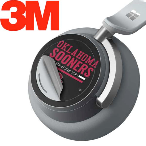 University of Oklahoma Sooners Est 1890 Surface Headphones Skin