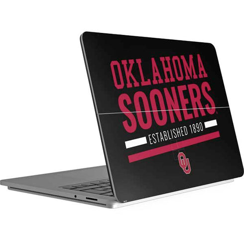 University of Oklahoma Sooners Est 1890 Surface Laptop Studio Skin