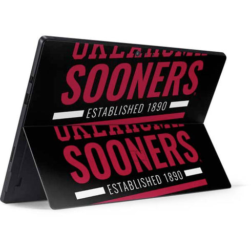 University of Oklahoma Sooners Est 1890 Surface Pro 6 Skin
